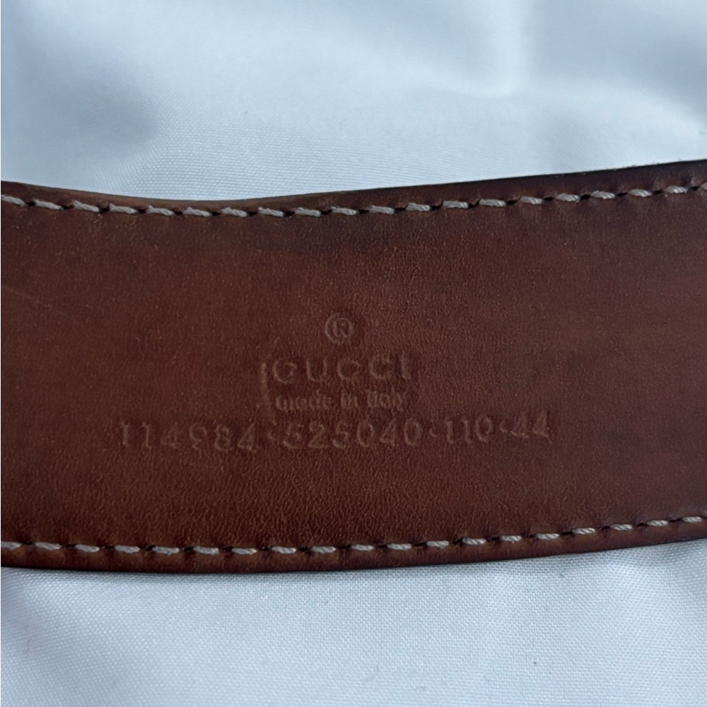 Gucci Black Leather Belt - Picture 4 of 6